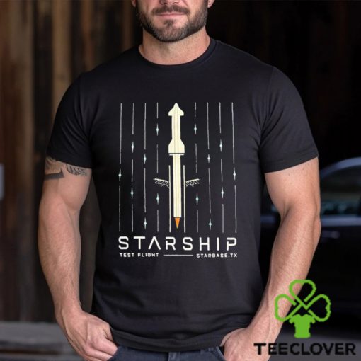 Official Starship Test Flight T Shirt