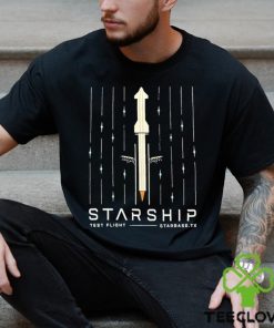 Official Starship Test Flight T Shirt