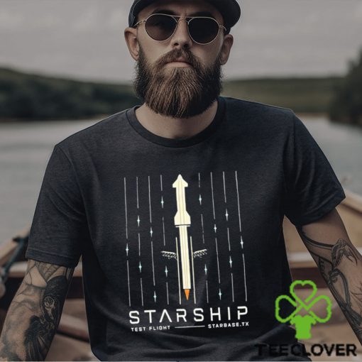 Official Starship Test Flight T Shirt