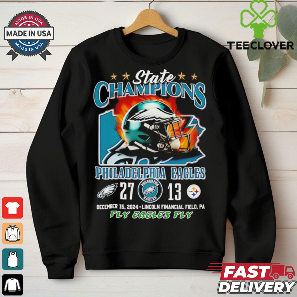 Official State Champions Philadelphia Eagles defeat Steelers score shirt Official State Champions Philadelphia Eagles defeat Steelers score shirt