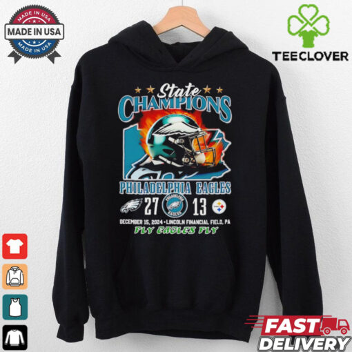 Official State Champions Philadelphia Eagles defeat Steelers score shirt