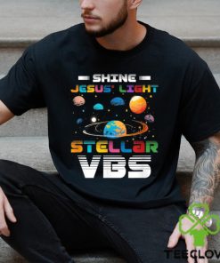 Official Stellar Bible School VBS Shine Jesus Light Christian T Shirt