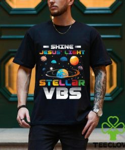 Official Stellar Bible School VBS Shine Jesus Light Christian T Shirt