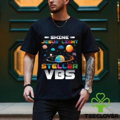 Official Stellar Bible School VBS Shine Jesus Light Christian T Shirt