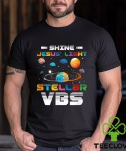 Official Stellar Bible School VBS Shine Jesus Light Christian T Shirt