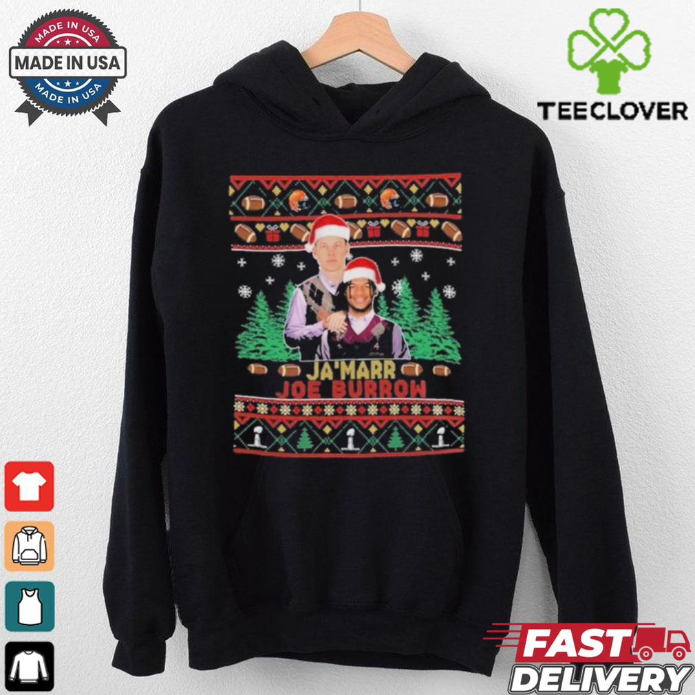 Official Step Brother Ja Marr Vs Joe Burrow Ugly Christmas 2024 T Shirt Official Step Brother Ja Marr Vs Joe Burrow Ugly Christmas 2024 T Shirt