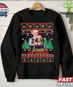 Official Step Brother Ja Marr Vs Joe Burrow Ugly Christmas 2024 T Shirt