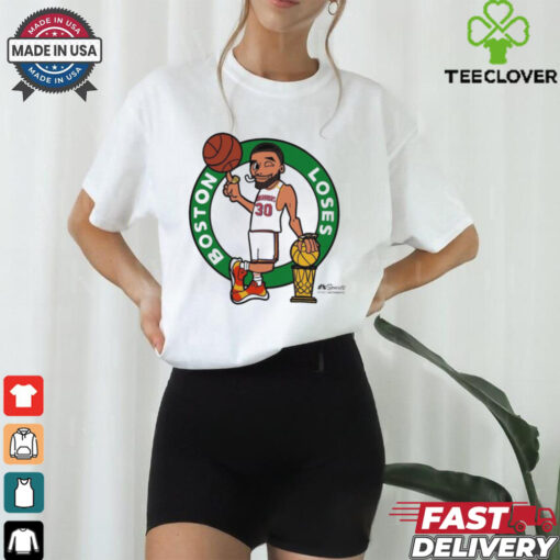 Official Stephen Curry Golden State Warriors Boston Loses Cartoon t shirt