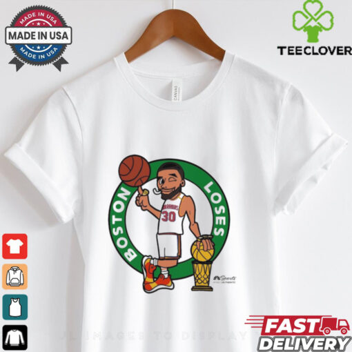 Official Stephen Curry Golden State Warriors Boston Loses Cartoon t shirt