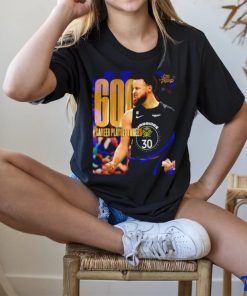 Official Stephen Curry NBA 600 Career Threes Shirt