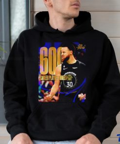 Official Stephen Curry NBA 600 Career Threes Shirt
