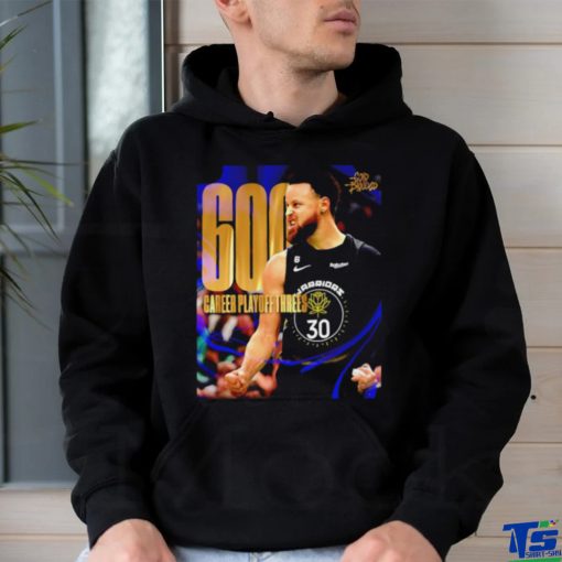 Official Stephen Curry NBA 600 Career Threes Shirt