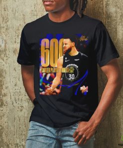 Official Stephen Curry NBA 600 Career Threes Shirt