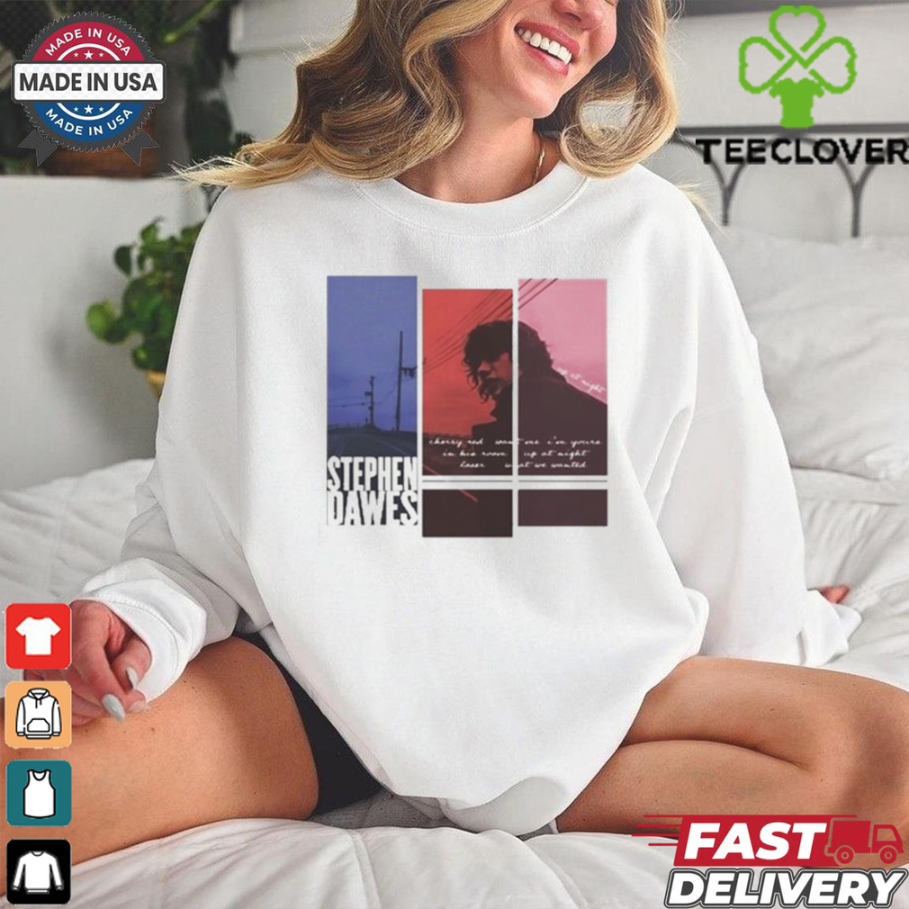 Official Stephen Dawes Up At Night T shirt Official Stephen Dawes Up At Night T shirt