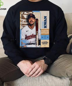 Official Steven Kwan Guardians American League Outfielder 2024 All Star Game Shirt