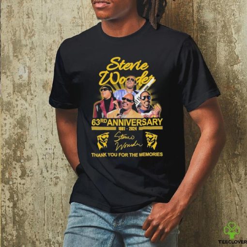 Official Stevie Wonder 63rd Anniversary 1981 2024 Thank You For The Memories Signatures Shirt