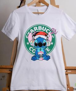 Official Stitch Drink Starbucks Coffee T shirt