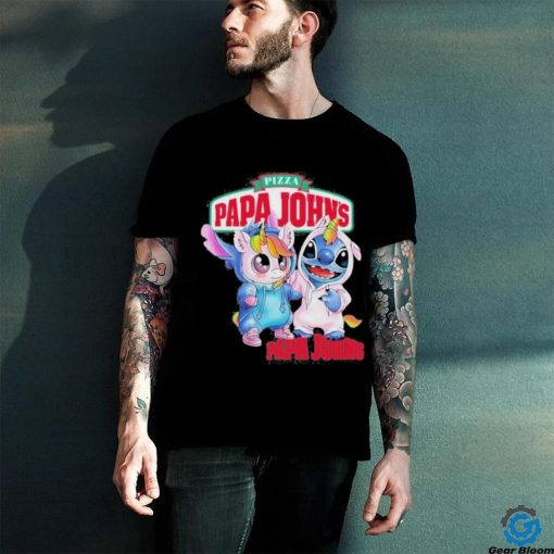 Official Stitch Unicorn Pizza John’s Fan T Shirt