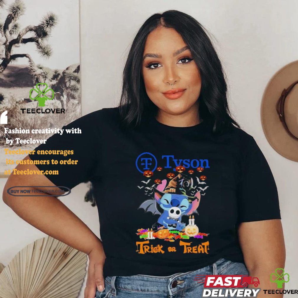 Official Stitch witch trick or treat Tyson love this halloween shirt Official Stitch witch trick or treat Tyson love this halloween shirt