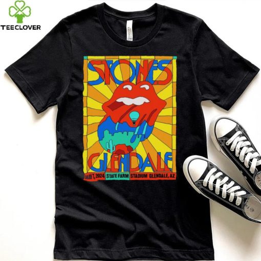 Official Stones Glendale May 7 2024 State Farm Stadium Glendale AZ Poster Shirt