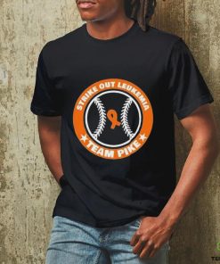 Official Strike out leukemia team pike T shirt