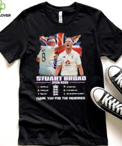 Official Stuart Broad 2006 2023 Thank You For The Memories T Shirt
