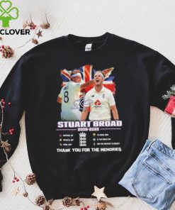 Official Stuart Broad 2006 2023 Thank You For The Memories T Shirt