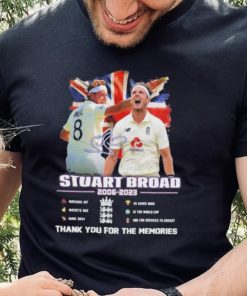 Official Stuart Broad 2006 2023 Thank You For The Memories T Shirt