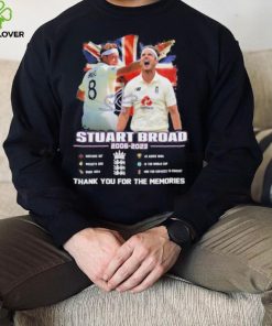 Official Stuart Broad 2006 2023 Thank You For The Memories T Shirt