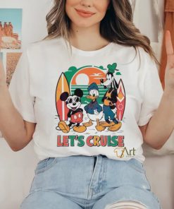 Official Summer Vibes Lets Cruise Disney Trip Shirt