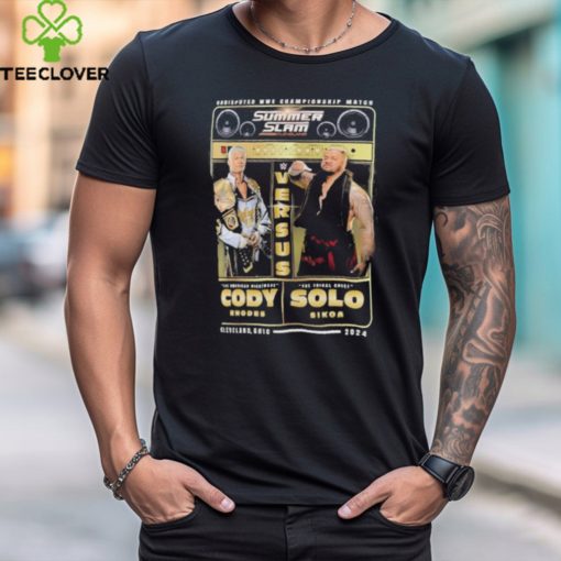 Official SummerSlam 2024 Cody Rhodes vs. Solo Sikoa Cleveland 2024 Shirt