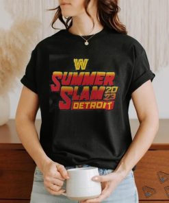 Official Summerslam 2023 Retro Logo Shirt