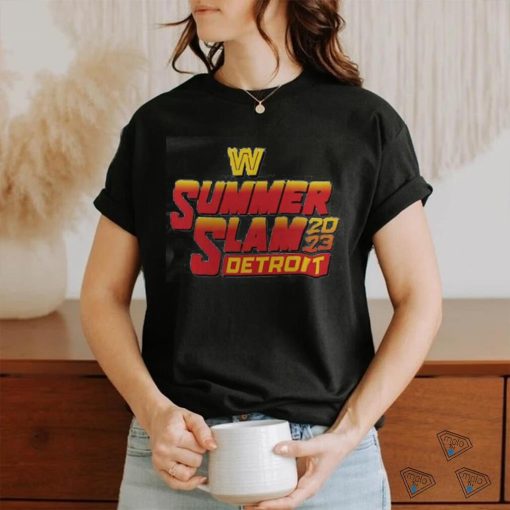 Official Summerslam 2023 Retro Logo Shirt