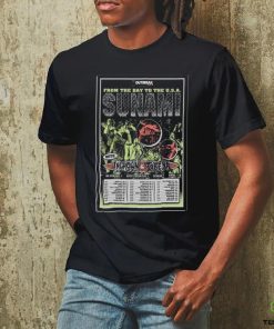 Official Sunami From The Bay To The USA Tour 2024 Poster Shirt