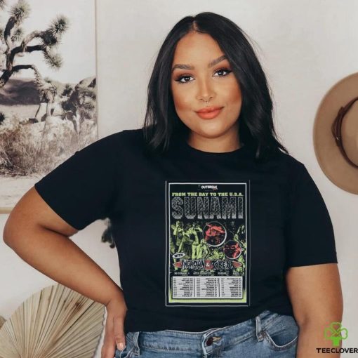 Official Sunami From The Bay To The USA Tour 2024 Poster Shirt