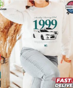 Official Sunday Driving Club 1999 The Nissan Gt r R34 Produced From 1995 To 2002 Is A Legendary Japanese T shirt