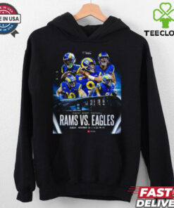 Official Sunday Night Lights Rams vs. Eagles Nov 24, 2024 Game Shirt