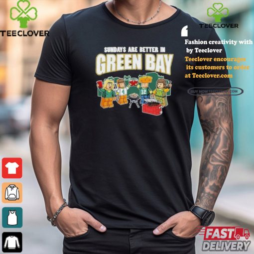 Official Sundays Are Better In Green Bay Gb Shirt