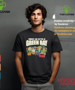 Official Sundays Are Better In Green Bay Gb Shirt