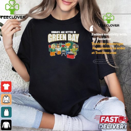 Official Sundays Are Better In Green Bay Gb Shirt