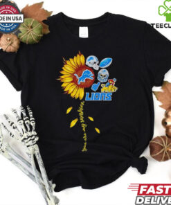 Official Sunflower you are my sunshine Detroit Lions shirt