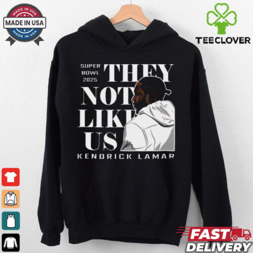 Official Super Bowl 2025 They Not Like Us Kendrick Lamar Vintage T Shirt