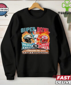 Official Super Bowl LIX Philadelphia Eagles VS Kansas City Chiefs February 09, 2025 Shirt