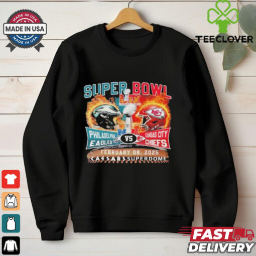 Official Super Bowl LIX Philadelphia Eagles VS Kansas City Chiefs February 09, 2025 Shirt