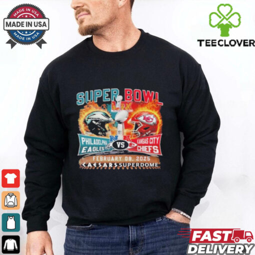 Official Super Bowl LIX Philadelphia Eagles VS Kansas City Chiefs February 09, 2025 Shirt