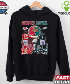 Official Super Bowl LIX Philadelphia Eagles VS Kansas City Chiefs Signature Shirt