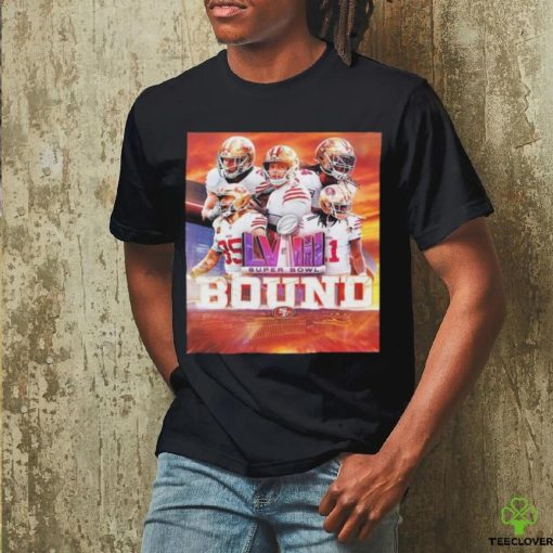 Official Super Bowl LVIII Bound Final Battle San Francisco 49ers AFC Champs 2023 Classic T Shirt