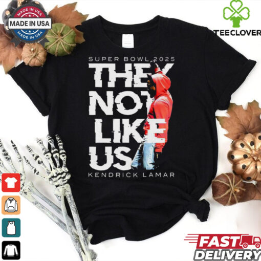 Official Super Bowl They Not Like Us Kendrick Lamar Halftime Show T Shirt