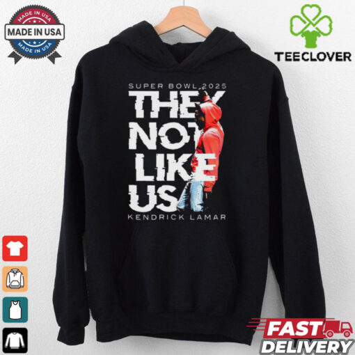 Official Super Bowl They Not Like Us Kendrick Lamar Halftime Show T Shirt