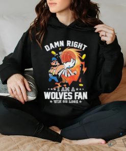 Official Super Mario Damn Right I Am A Minnesota Timberwolves Fan Win Or Lose Shirt